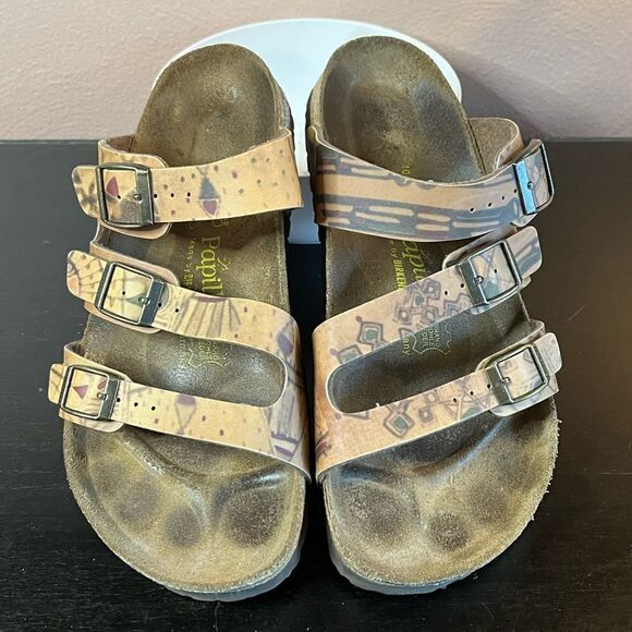Papillio by Birkenstock 3 straps retro sandals 40 - Picture 2 of 11